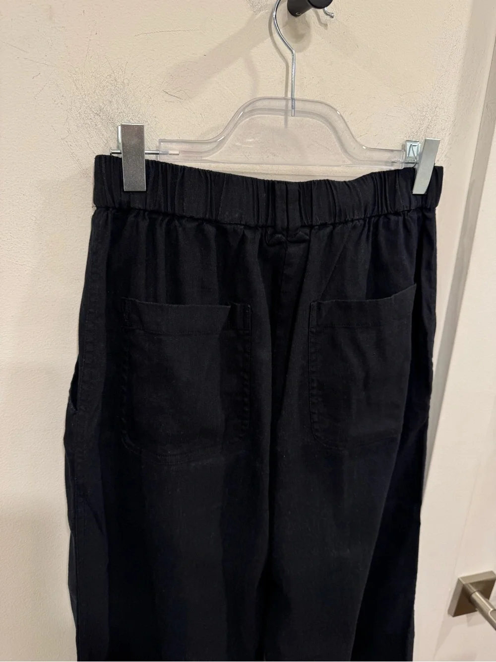 Simkhai Black Wide-Leg Pants